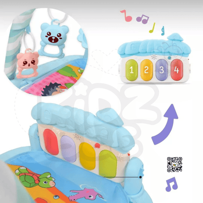 Baby Piano Play Mat – Musical Puzzle Mat with Activity Rack - Kidz bee – Buy Online in Pakistan | Best Price