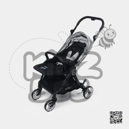 Baby Stroller – Foldable Design, 360° Dual Swivel Wheels & Padded Comfort Y7703 Grey - Kidz bee – Buy Online in Pakistan | Best Price