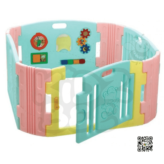 Candy‑Color Mat, Safe & Foldable Baby Play Fence - Kidz bee – Buy Online in Pakistan | Best Price