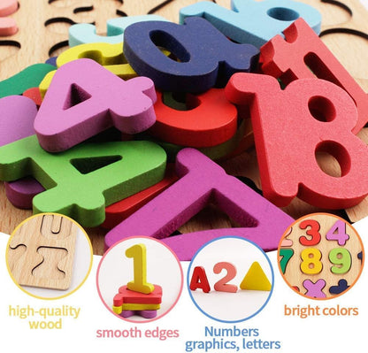 Colorful Wooden 3D Shape Puzzle Set | Educational Toys for Toddlers & Preschoolers | Learning Puzzle for Kids - Kidz bee – Buy Online in Pakistan | Best Price