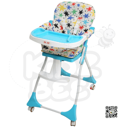Compact High Chair – Adjustable Tray & Portable Wheels C100 - Kidz bee – Buy Online in Pakistan | Best Price