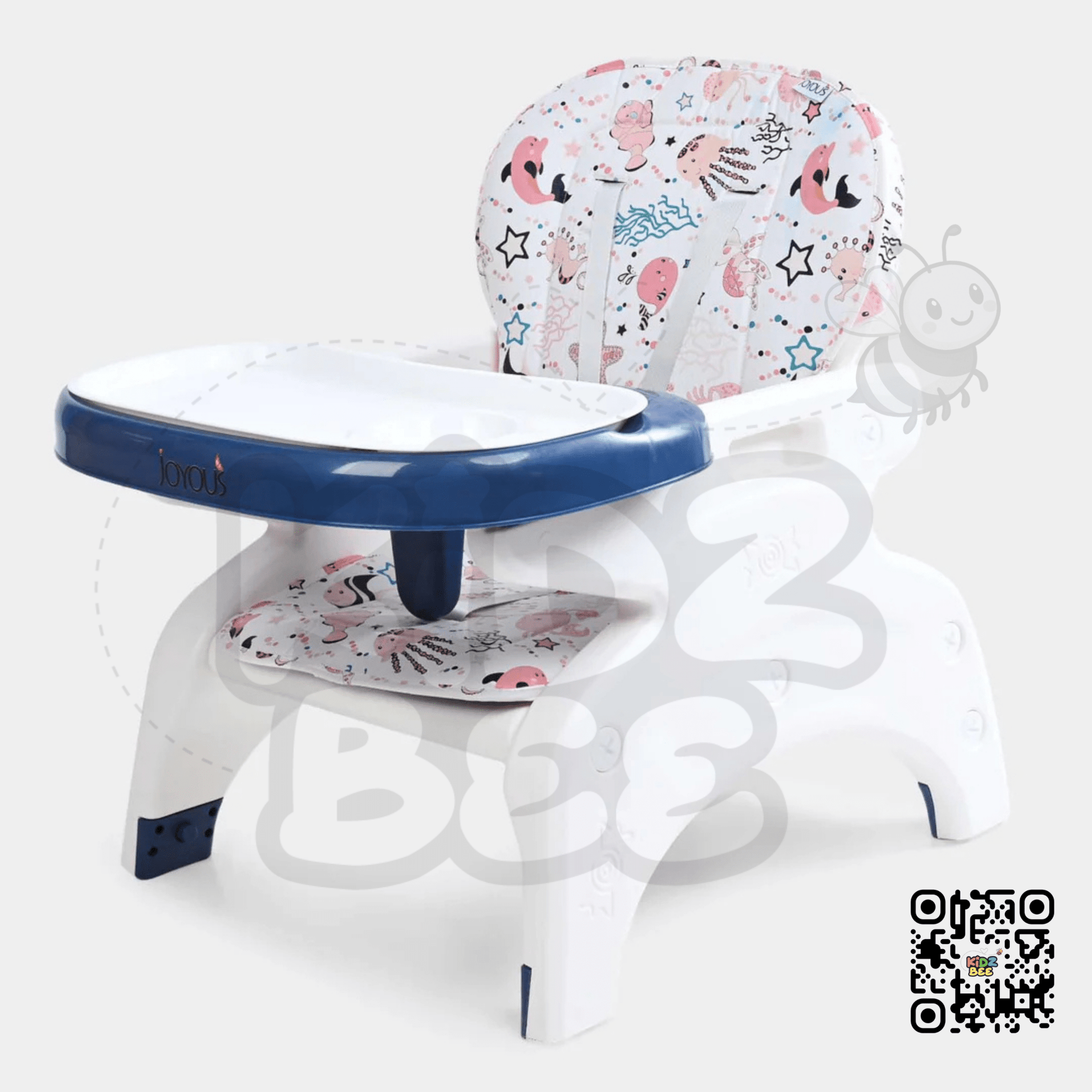 Convertible Feeding Chair with Adjustable Tray - Kidz bee – Buy Online in Pakistan | Best Price