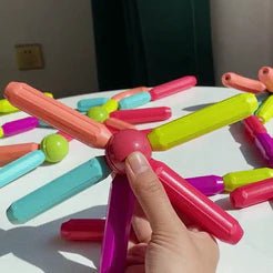 Creative 36pcs Magnetic Building Blocks Set - Kidz bee – Buy Online in Pakistan | Best Price