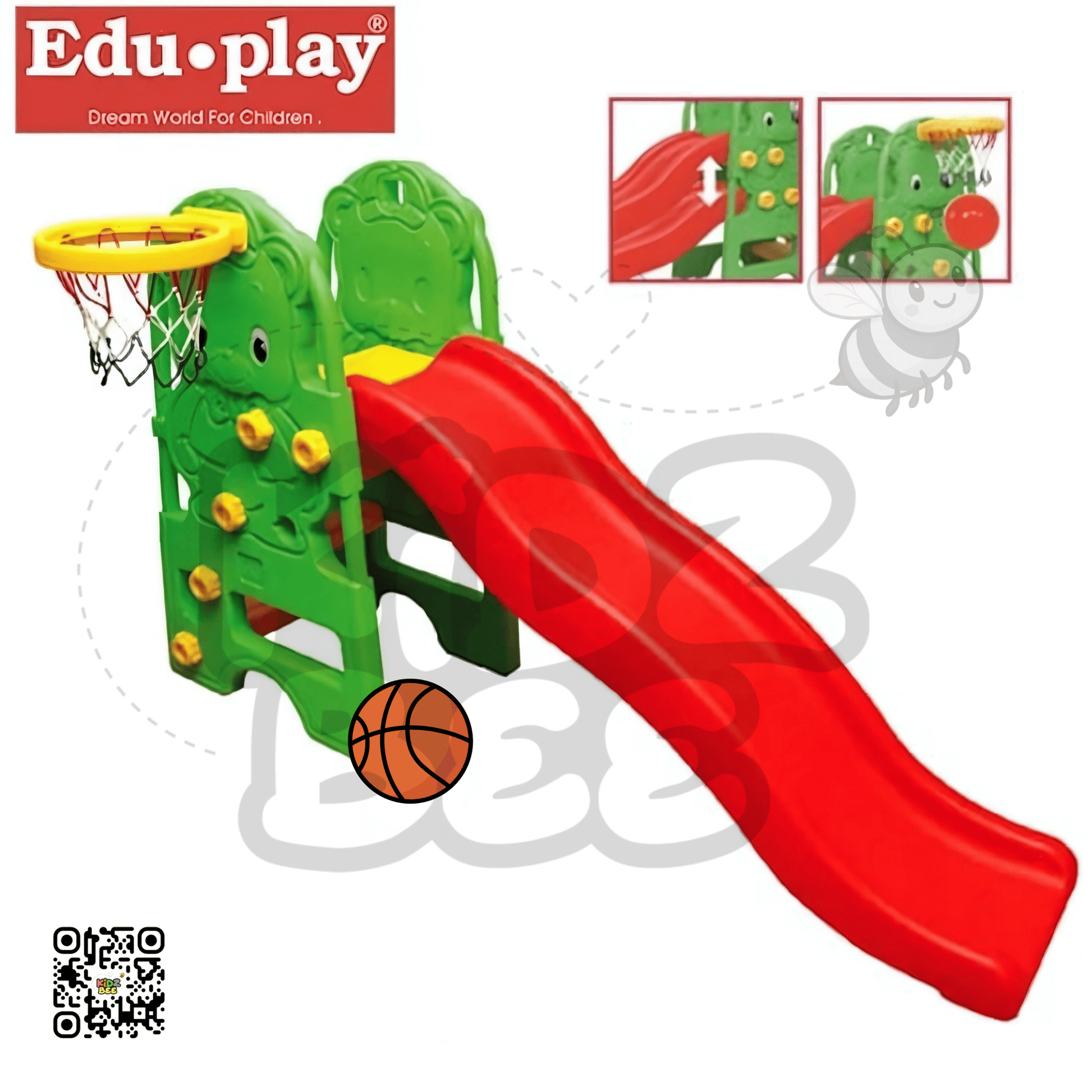 Edu Play Baby Bear Long Pado Slide Indoor/Outdoor Kids Fun - Kidz bee – Buy Online in Pakistan | Best Price