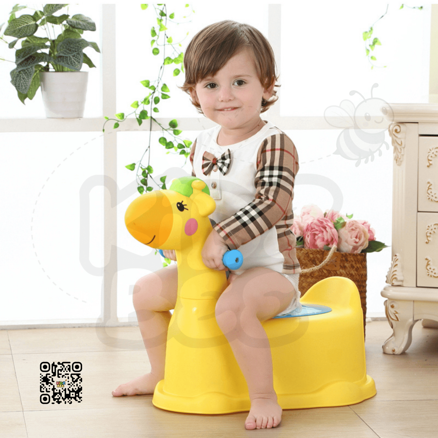 Giraffe Potty Training Toilet Seat – Soft - Close, Non - Slip Base 588 - Kidz bee – Buy Online in Pakistan | Best Price