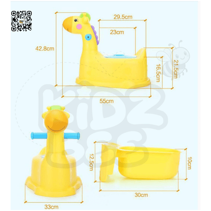 Giraffe Potty Training Toilet Seat – Soft - Close, Non - Slip Base 588 - Kidz bee – Buy Online in Pakistan | Best Price