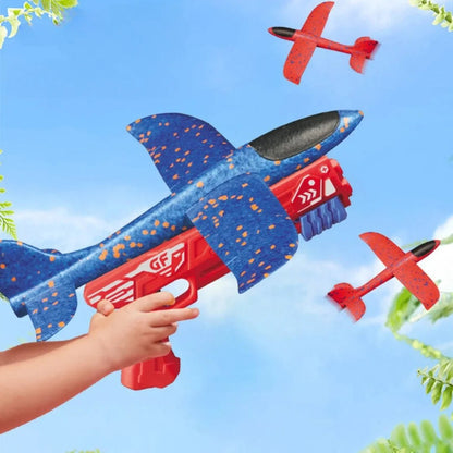 High Flying Airplane with Glider Launcher Gun - Kidz bee – Buy Online in Pakistan | Best Price