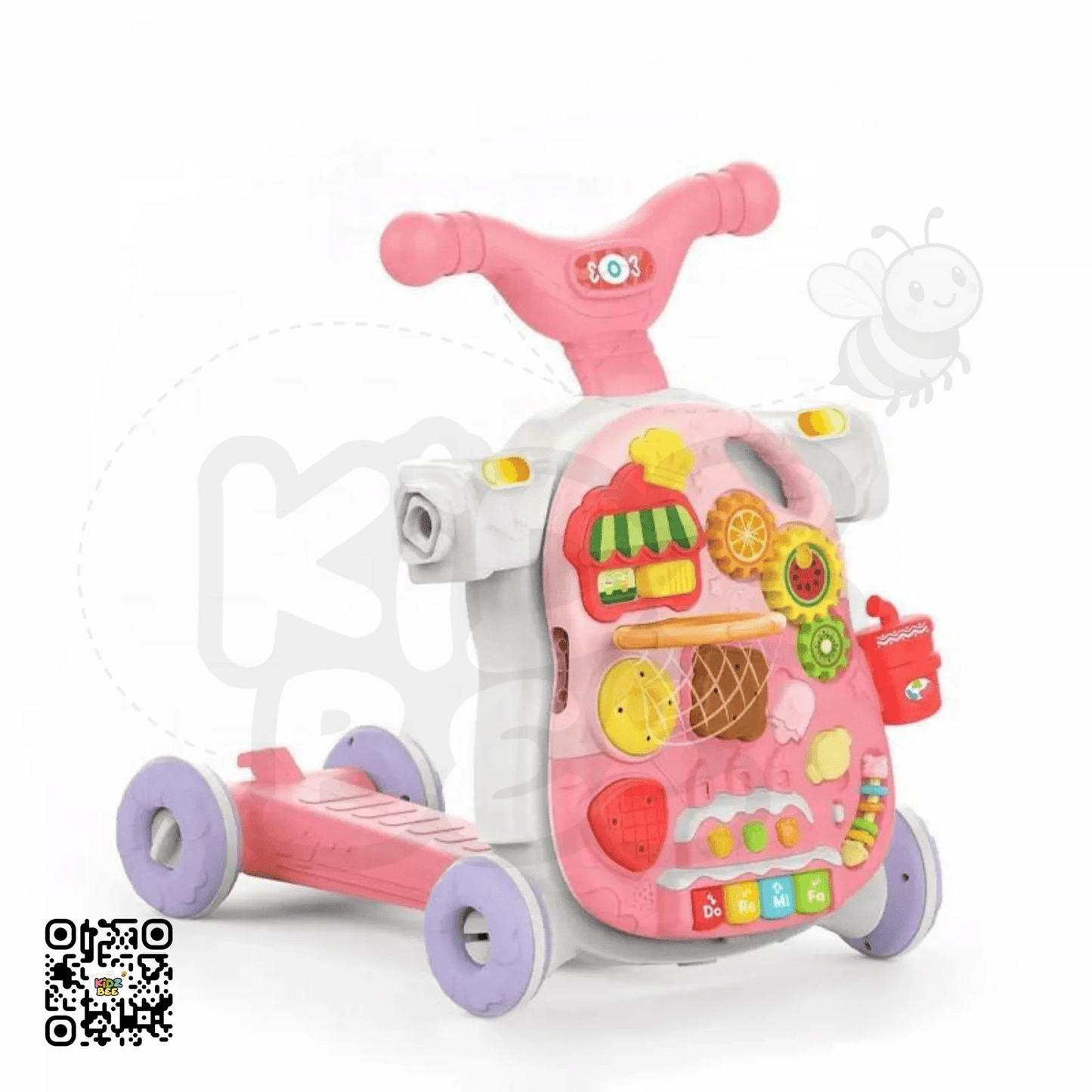 Huanger 5‑in‑1 Baby Activity Walker & Learning Scooter - Kidz bee – Buy Online in Pakistan | Best Price
