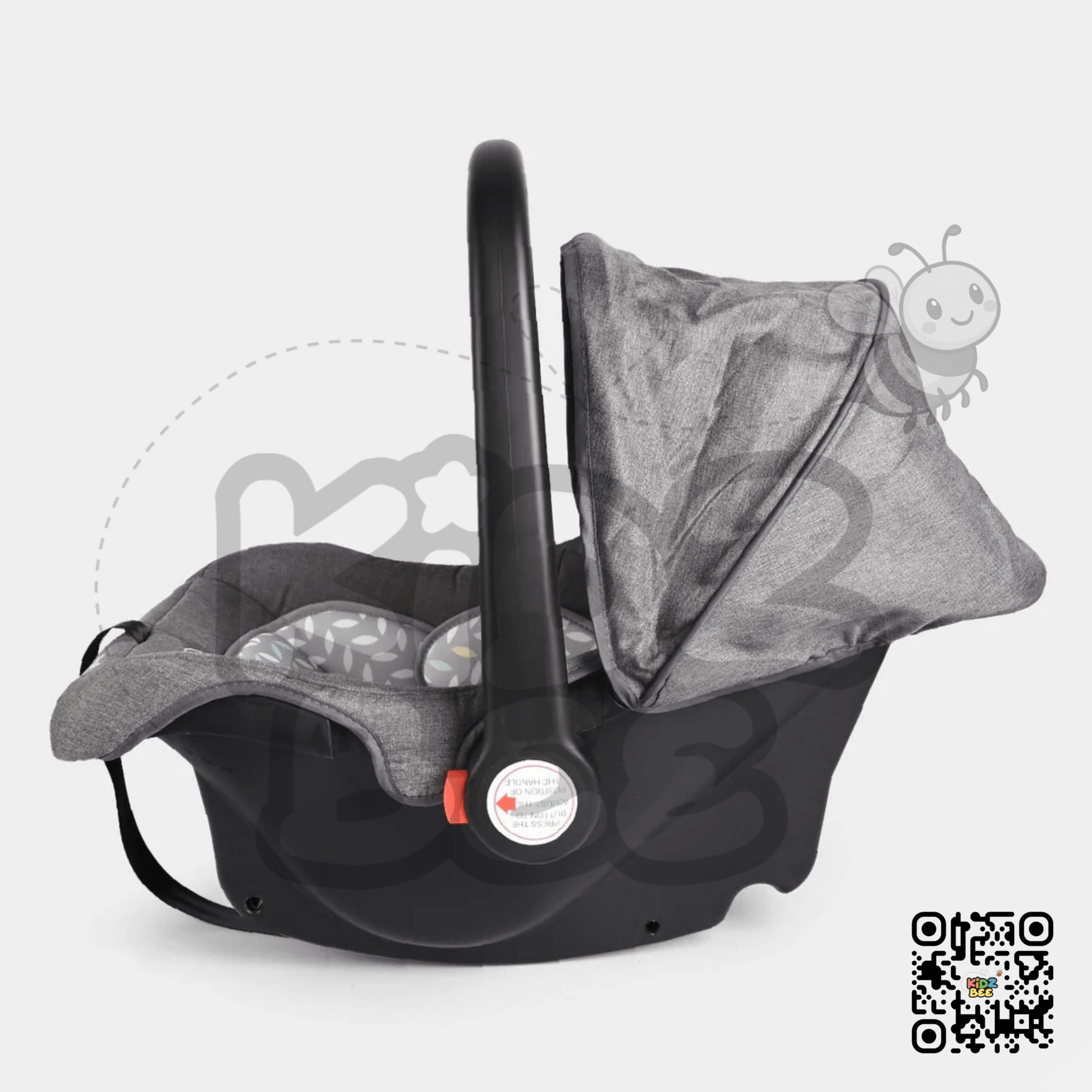 Infant Carrier with Canopy & Padded Handle - Kidz bee – Buy Online in Pakistan | Best Price