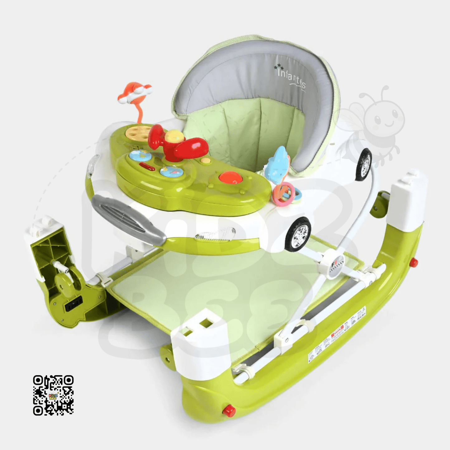 Infantes 1085 2‑Mode Walker + Rocker – Toy Tray with Melodies - Kidz bee – Buy Online in Pakistan | Best Price