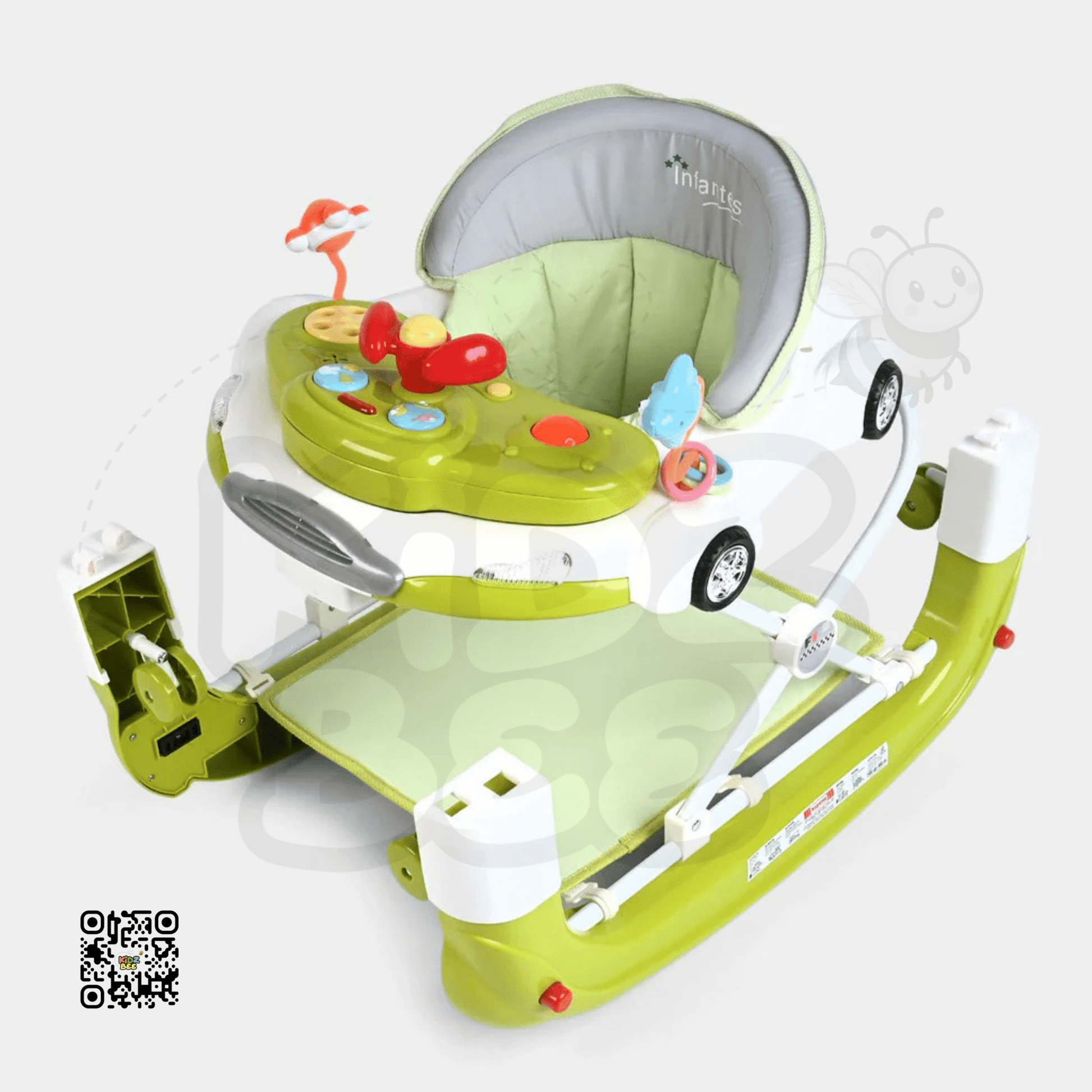 Infantes 1085 2‑Mode Walker + Rocker – Toy Tray with Melodies - Kidz bee – Buy Online in Pakistan | Best Price