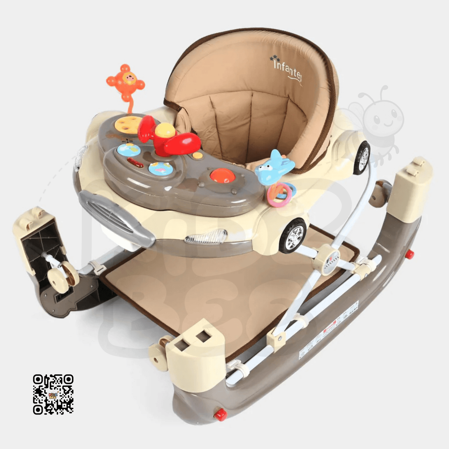 Infantes 1085 2‑Mode Walker + Rocker – Toy Tray with Melodies - Kidz bee – Buy Online in Pakistan | Best Price