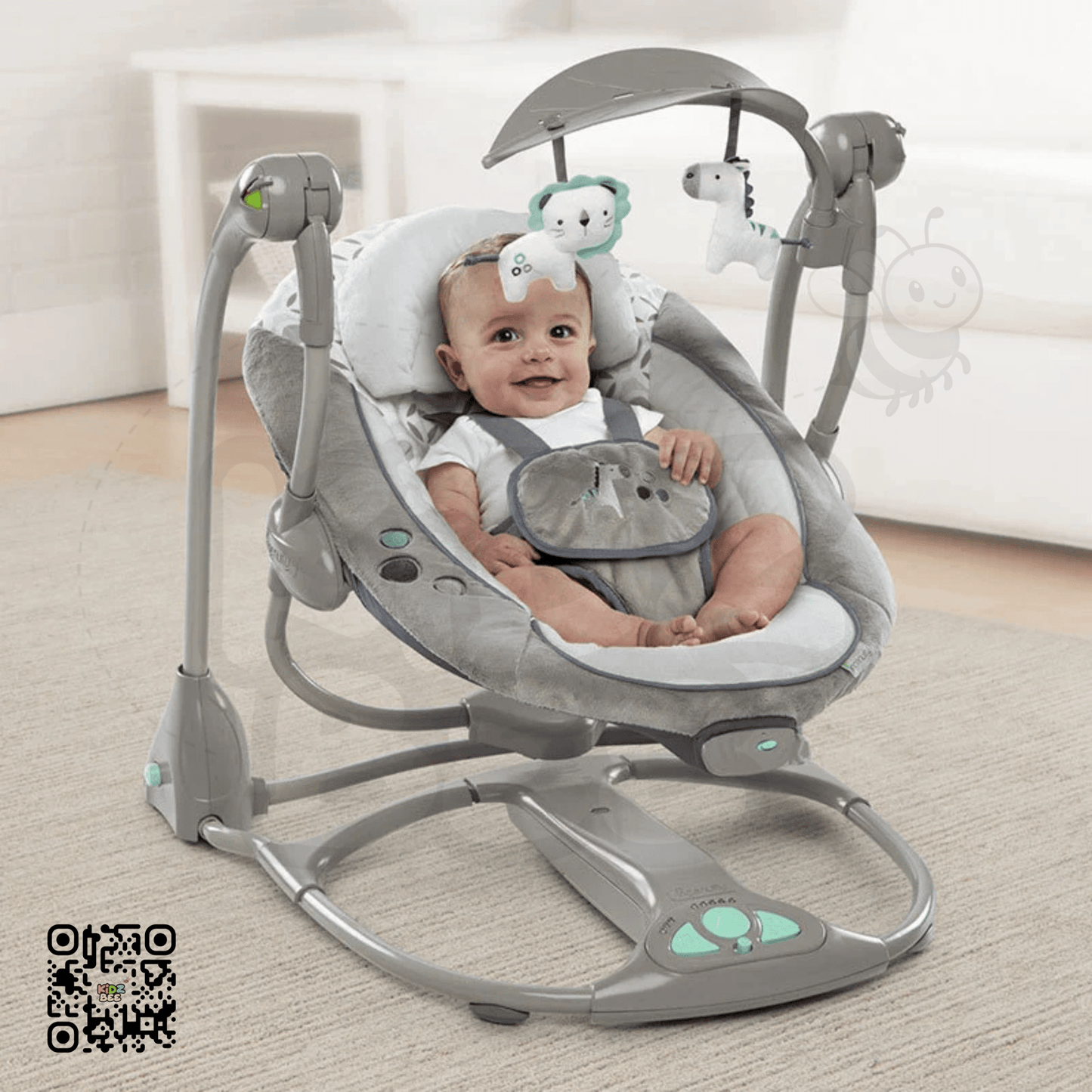 Ingenuity Convert Me 2‑in‑1 Swing‑2‑Seat - Kidz bee – Buy Online in Pakistan | Best Price