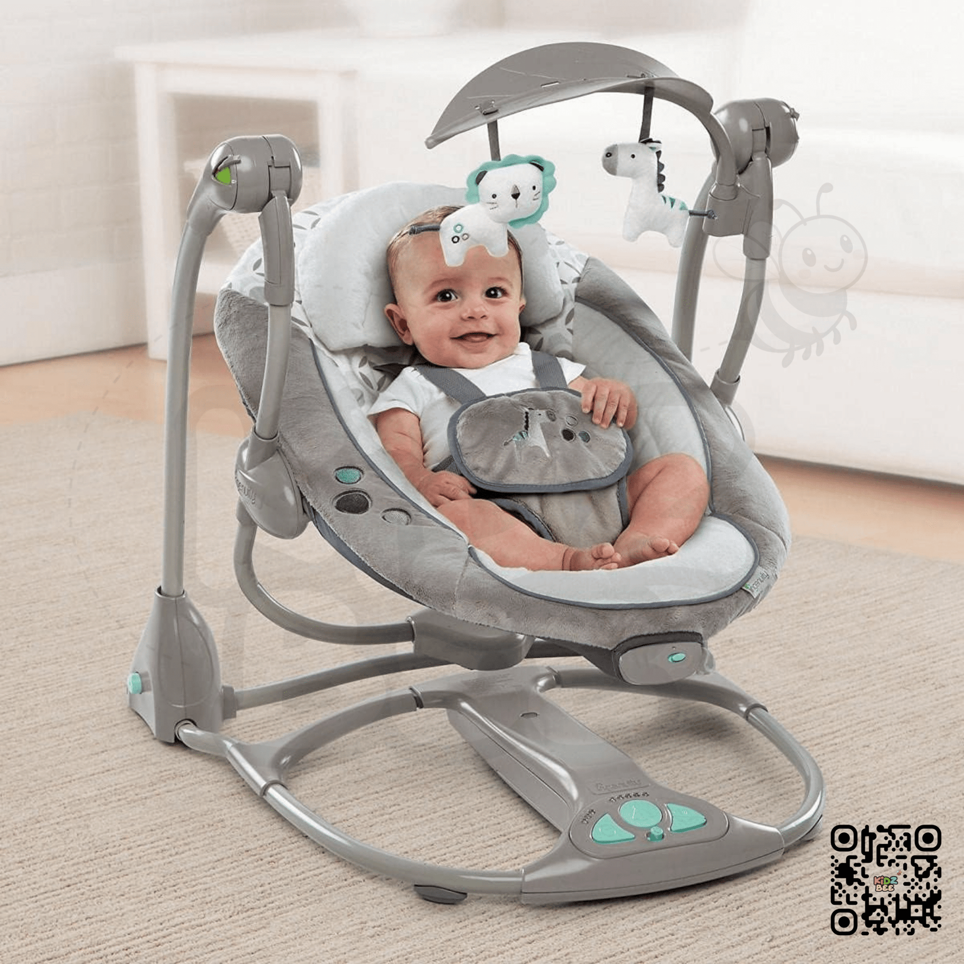 Ingenuity Convert Me Portable Swing‑2‑Seat 60378 – Brighton - Kidz bee – Buy Online in Pakistan | Best Price