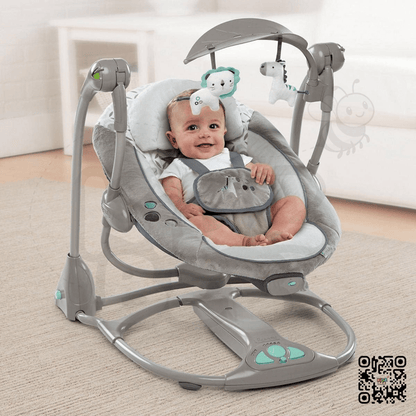 Ingenuity Convert Me Portable Swing‑2‑Seat 60378 – Brighton - Kidz bee – Buy Online in Pakistan | Best Price