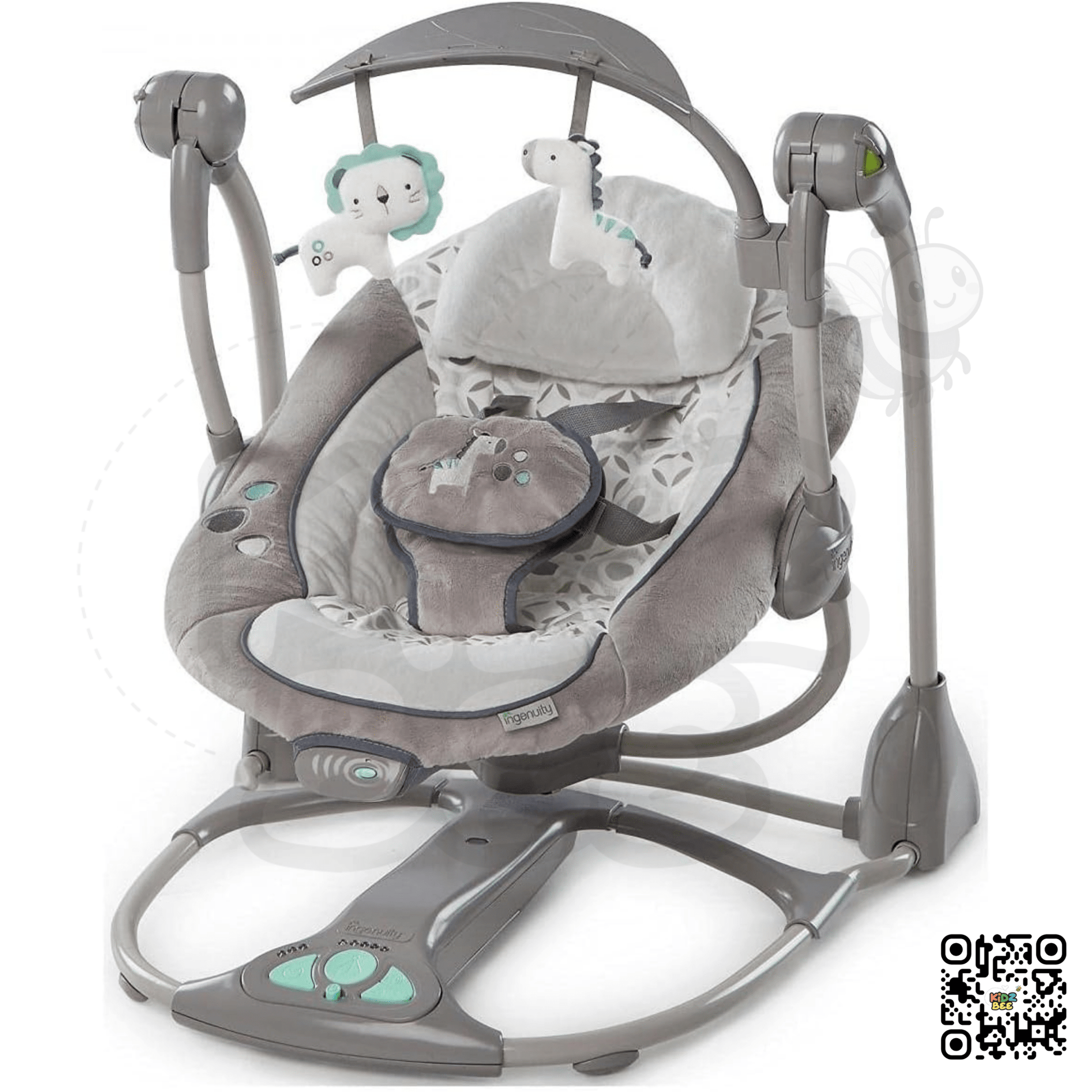 Ingenuity Convert Me Portable Swing‑2‑Seat 60378 – Brighton - Kidz bee – Buy Online in Pakistan | Best Price