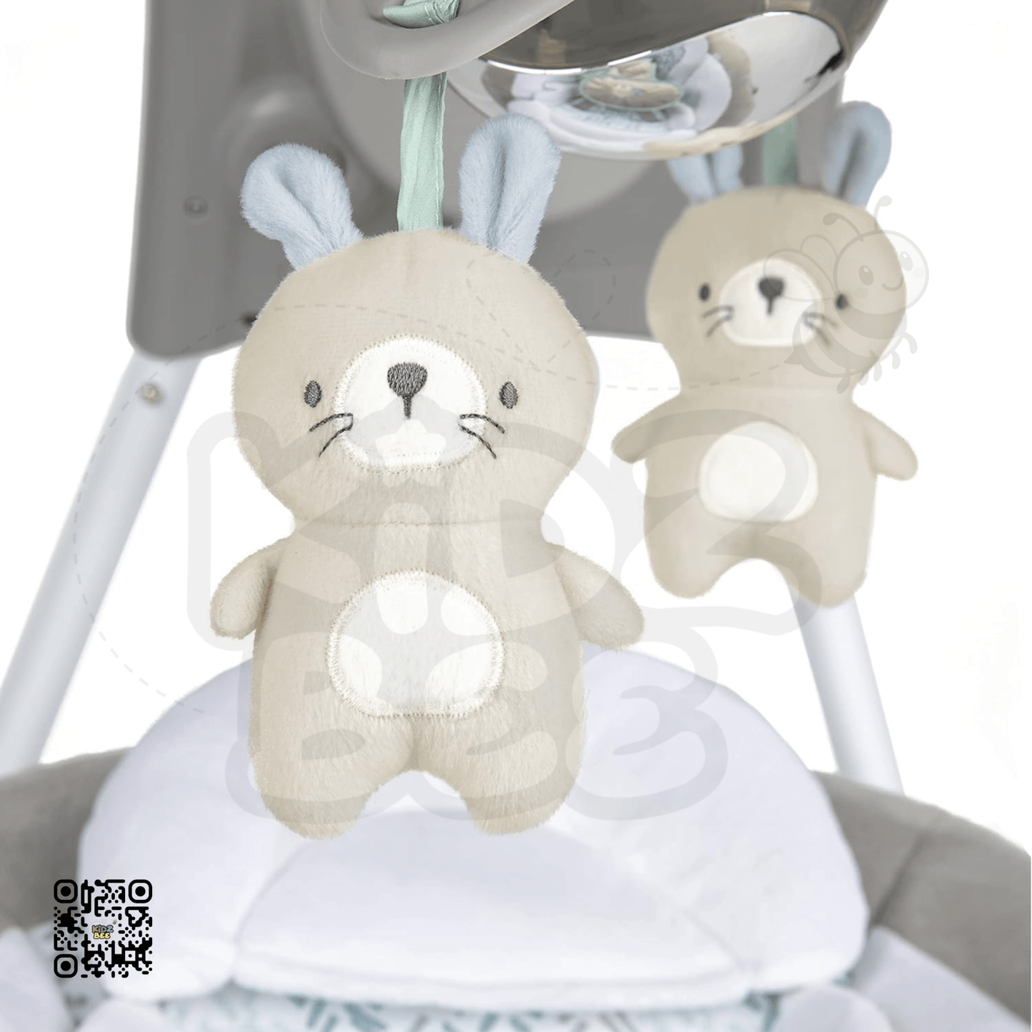 Ingenuity InLighten 2‑in‑1 Cradling Swing & Rocker 12365 – Spruce - Kidz bee – Buy Online in Pakistan | Best Price