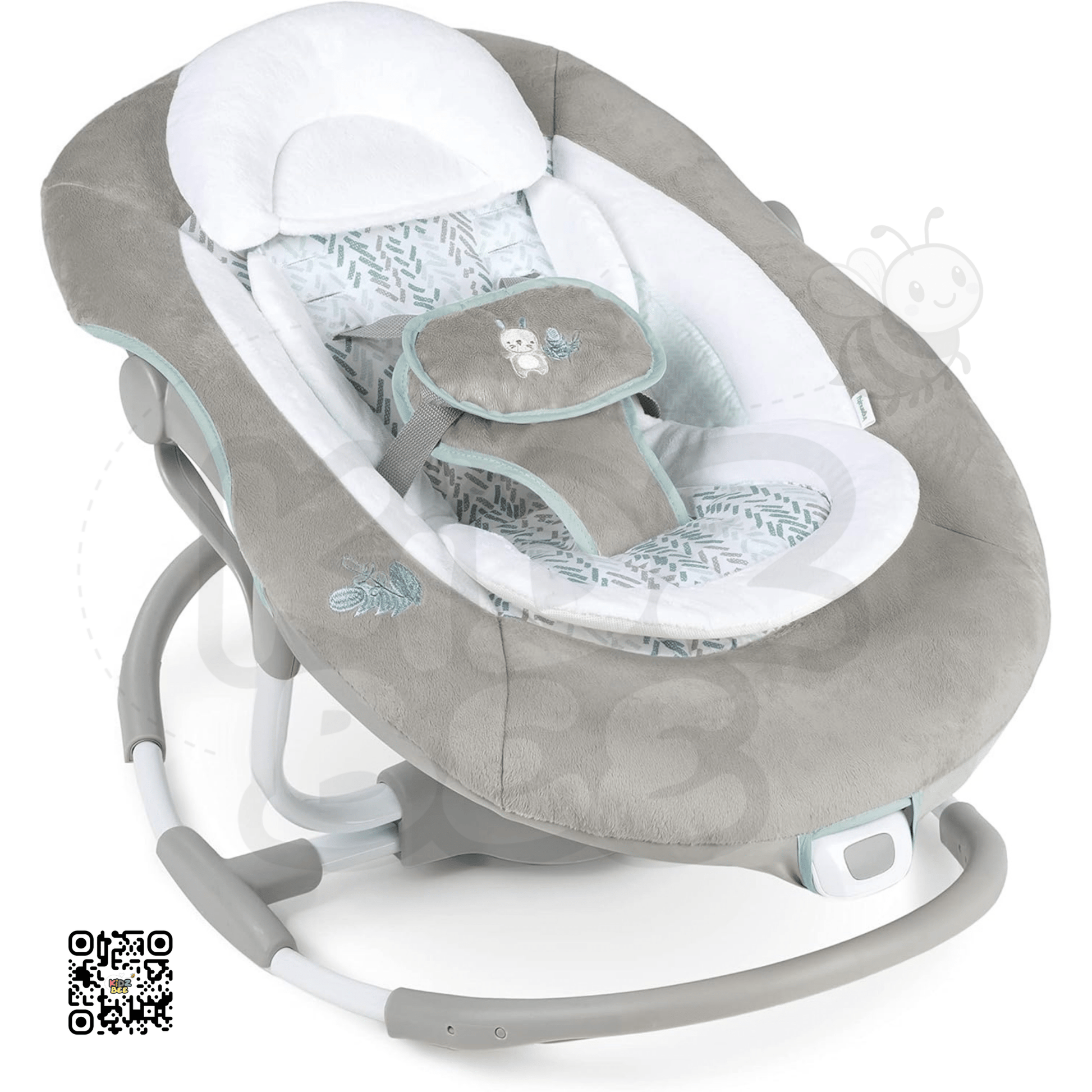 Ingenuity InLighten 2‑in‑1 Cradling Swing & Rocker 12365 – Spruce - Kidz bee – Buy Online in Pakistan | Best Price