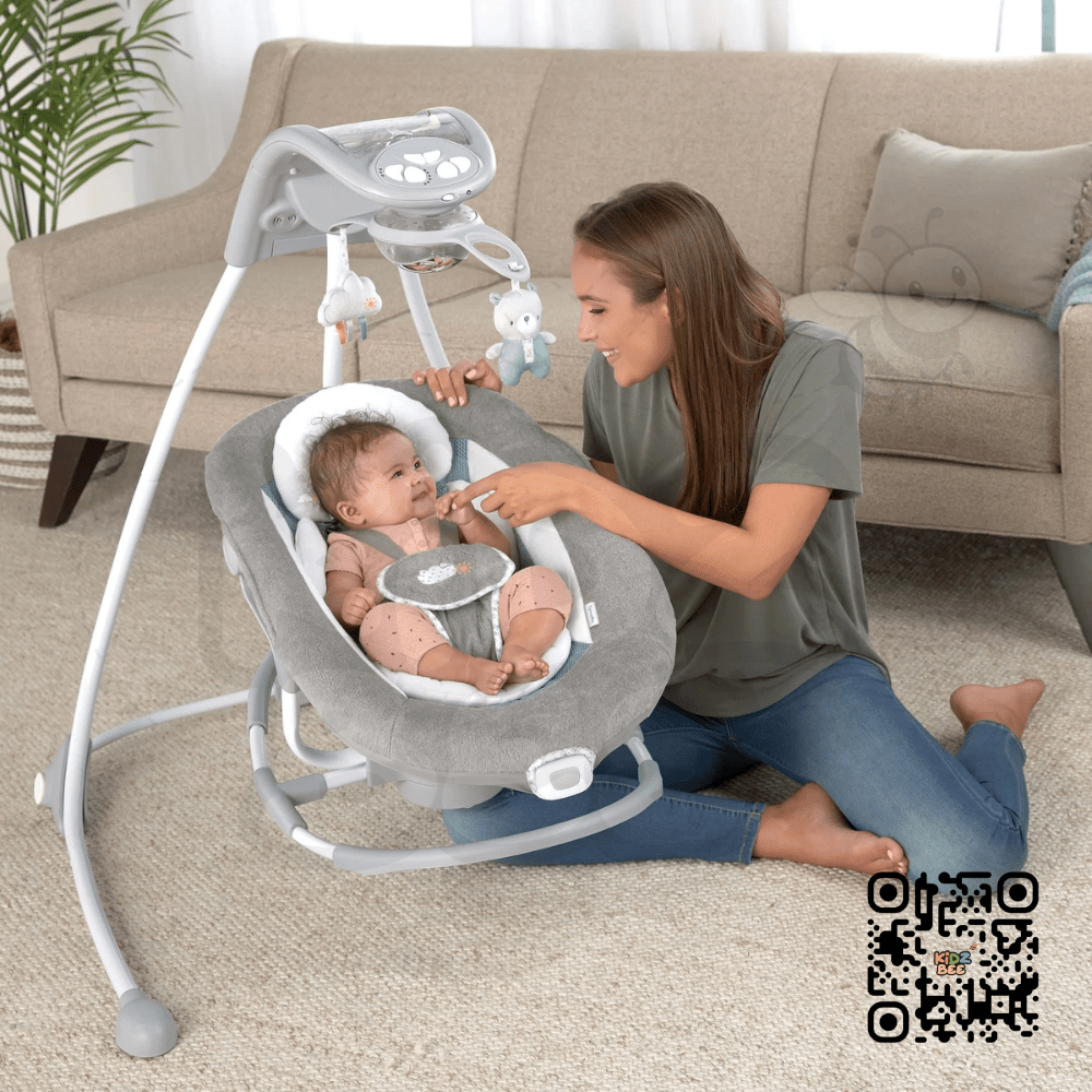 Ingenuity InLighten Cradling Swing – Twinkle Teddy - Kidz bee – Buy Online in Pakistan | Best Price