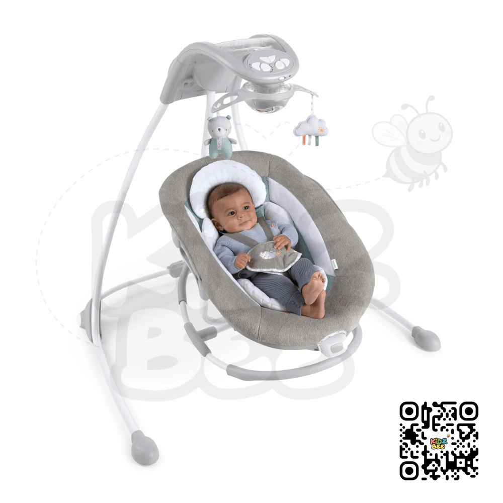Ingenuity InLighten Cradling Swing – Twinkle Teddy - Kidz bee – Buy Online in Pakistan | Best Price