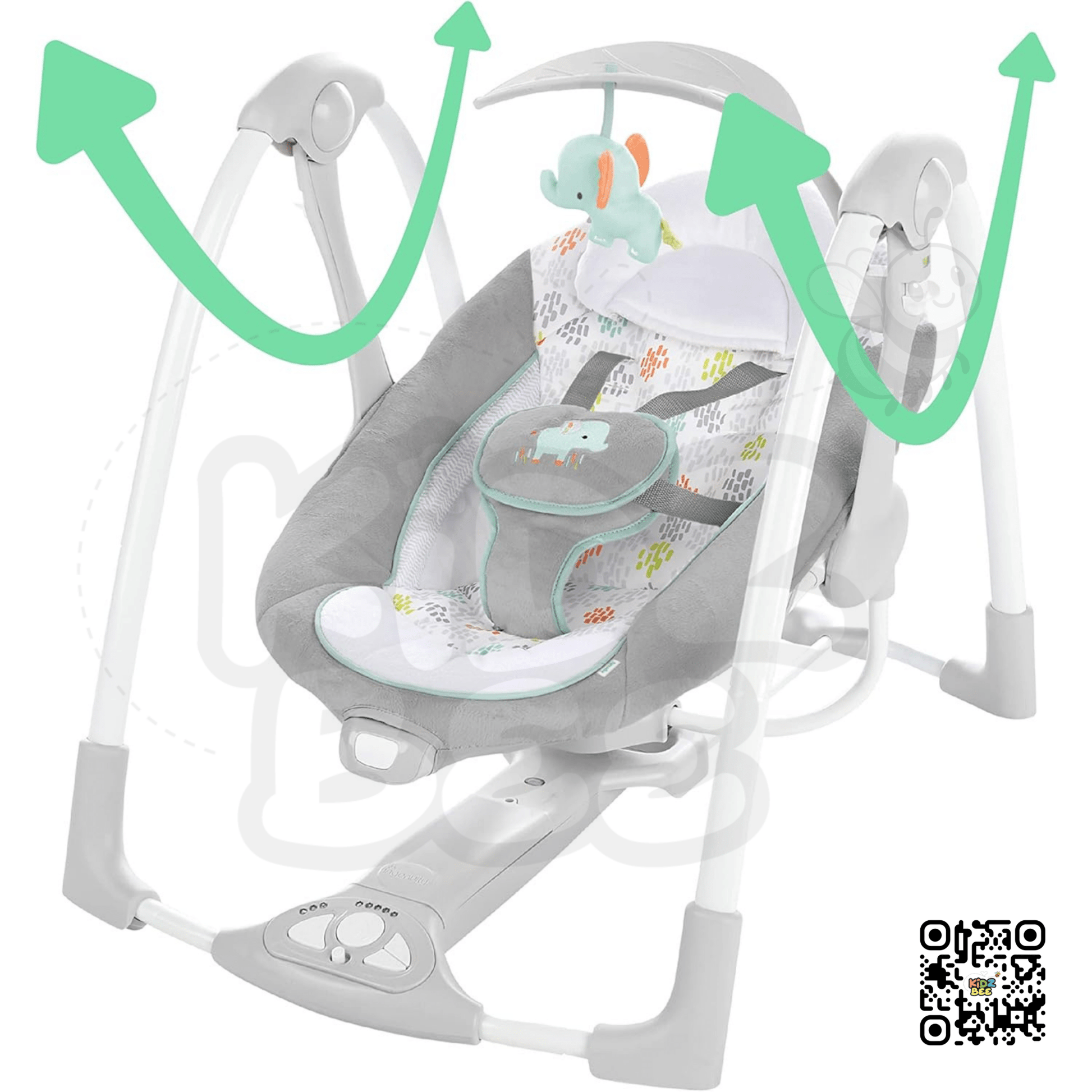 Ingenuity Power Adapt Convert Me Swing‑2‑Seat 12322 – Wimberly - Kidz bee – Buy Online in Pakistan | Best Price