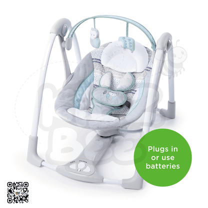 Ingenuity  Power Adapt  Portable  Baby Swing 11440 – Abernathy - Kidz bee – Buy Online in Pakistan | Best Price
