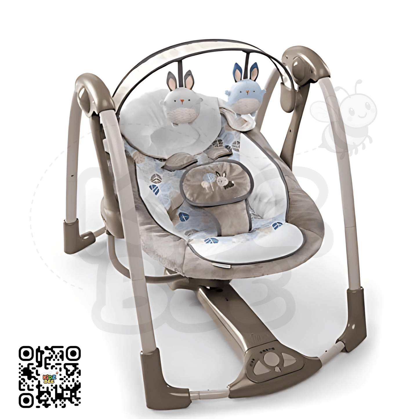Ingenuity Power Adapt  Portable Swing 60730 – Bingham Bunny - Kidz bee – Buy Online in Pakistan | Best Price