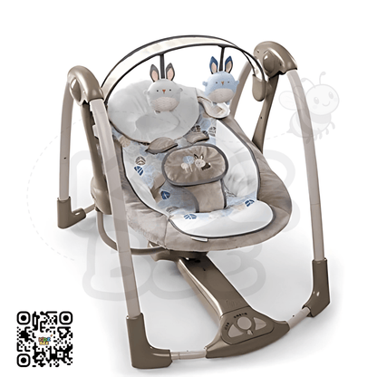 Ingenuity Power Adapt  Portable Swing 60730 – Bingham Bunny - Kidz bee – Buy Online in Pakistan | Best Price