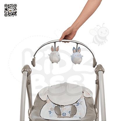 Ingenuity Power Adapt  Portable Swing 60730 – Bingham Bunny - Kidz bee – Buy Online in Pakistan | Best Price