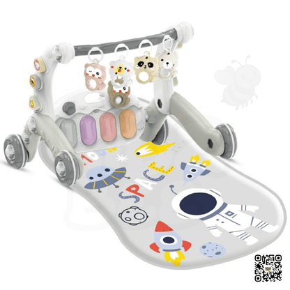 Joyous 2 in 1 Baby Musical Piano Play Mat With Push Walker - Kidz bee – Buy Online in Pakistan | Best Price