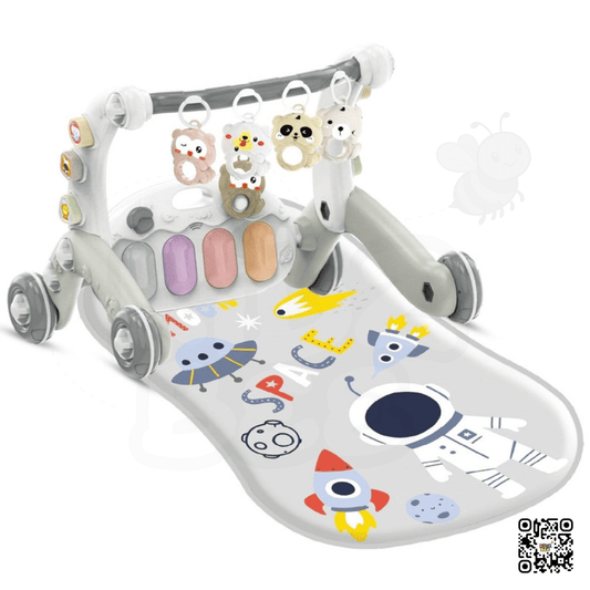 Joyous 2 in 1 Baby Musical Piano Play Mat With Push Walker - Kidz bee – Buy Online in Pakistan | Best Price
