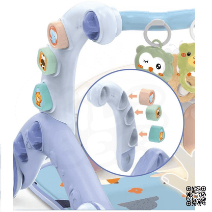 Joyous 2 in 1 Baby Musical Piano Play Mat With Push Walker - Kidz bee – Buy Online in Pakistan | Best Price