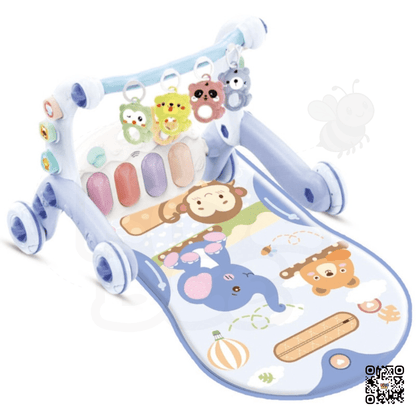 Joyous 2 in 1 Baby Musical Piano Play Mat With Push Walker - Kidz bee – Buy Online in Pakistan | Best Price