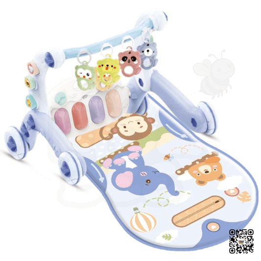 Joyous 2 in 1 Baby Musical Piano Play Mat With Push Walker - Kidz bee – Buy Online in Pakistan | Best Price