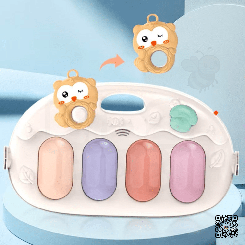 Joyous 2 in 1 Baby Musical Piano Play Mat With Push Walker - Kidz bee – Buy Online in Pakistan | Best Price