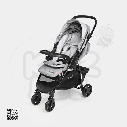 Joyous Baby Stroller – Compact, Foldable & Reclining with Canopy - Kidz bee – Buy Online in Pakistan | Best Price