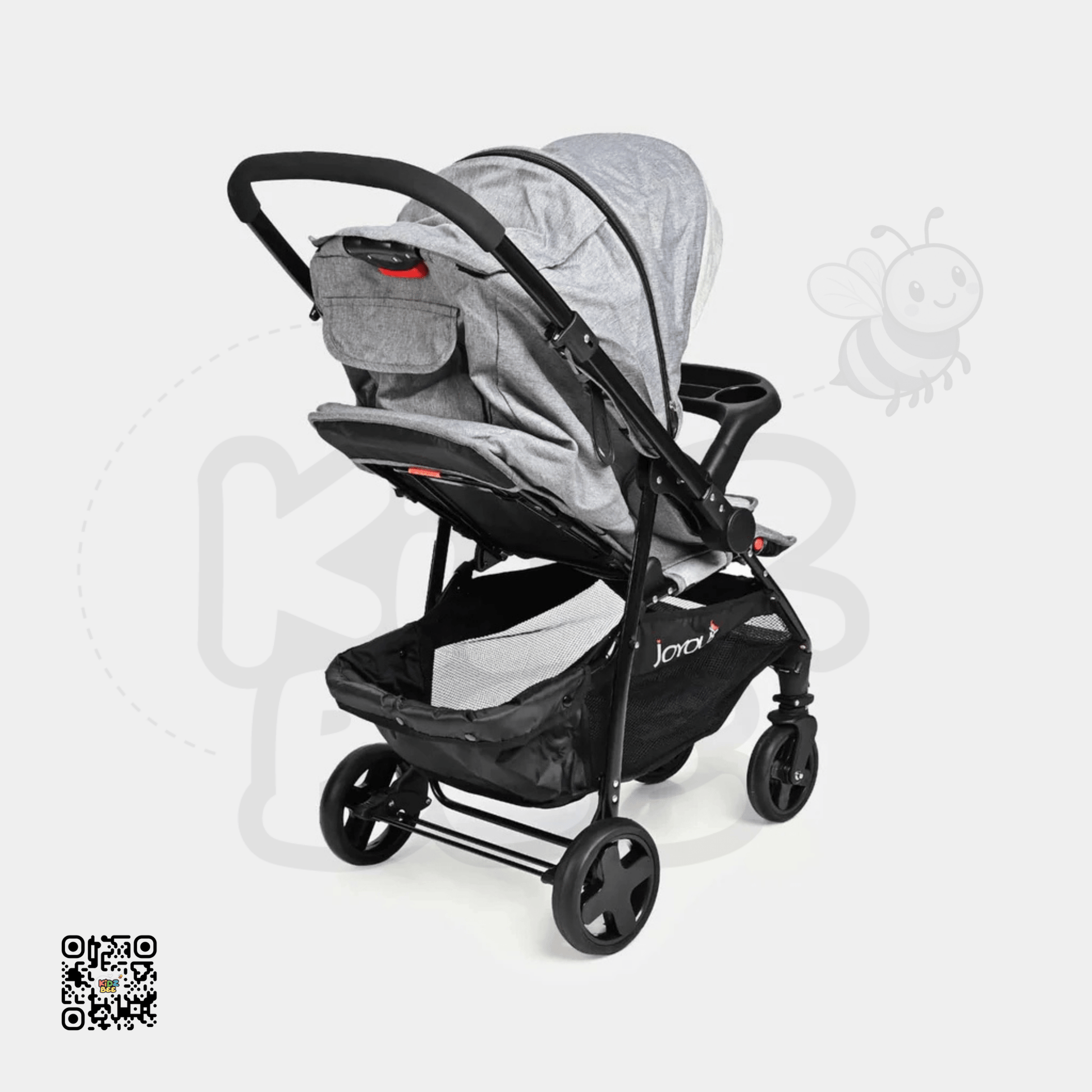 Joyous Baby Stroller – Compact, Foldable & Reclining with Canopy - Kidz bee – Buy Online in Pakistan | Best Price