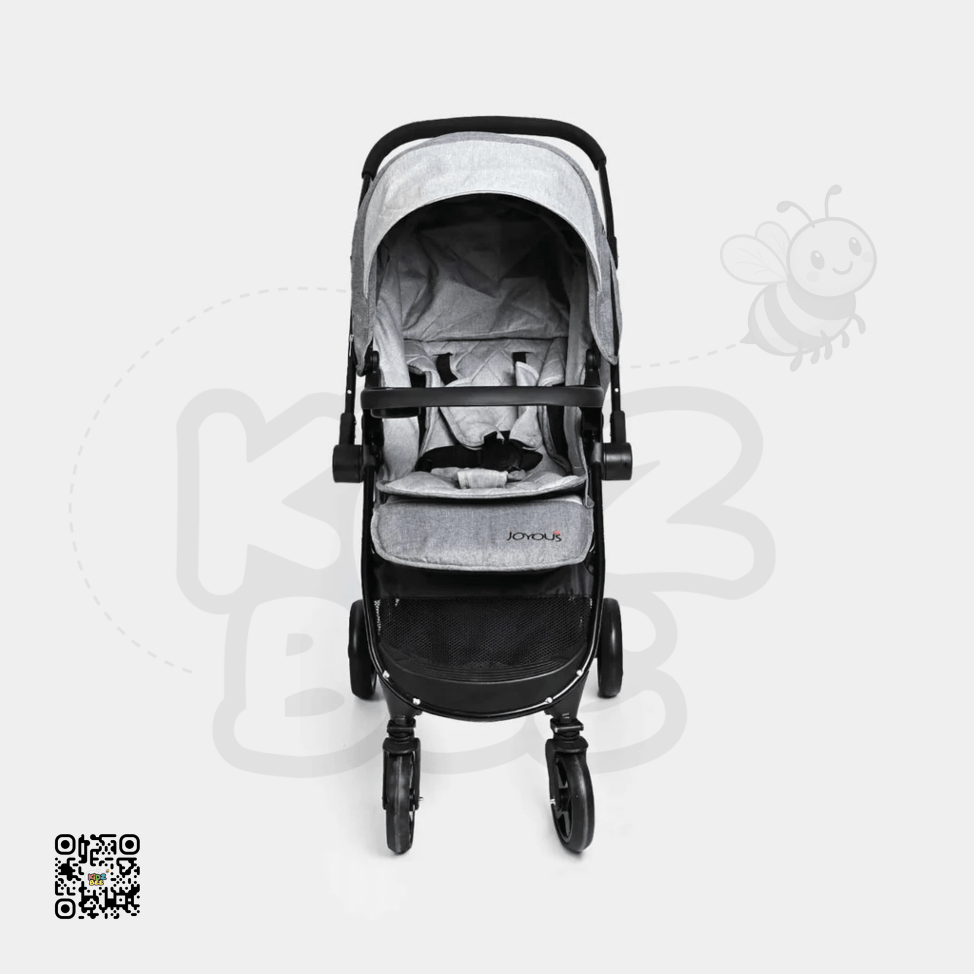 Joyous Baby Stroller – Compact, Foldable & Reclining with Canopy - Kidz bee – Buy Online in Pakistan | Best Price