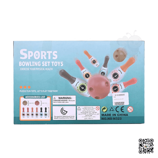 Kids Bowling Set with 6 Pins and 2 Balls - Kidz bee – Buy Online in Pakistan | Best Price
