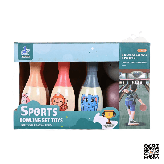 Kids Bowling Set with 6 Pins and 2 Balls - Kidz bee – Buy Online in Pakistan | Best Price