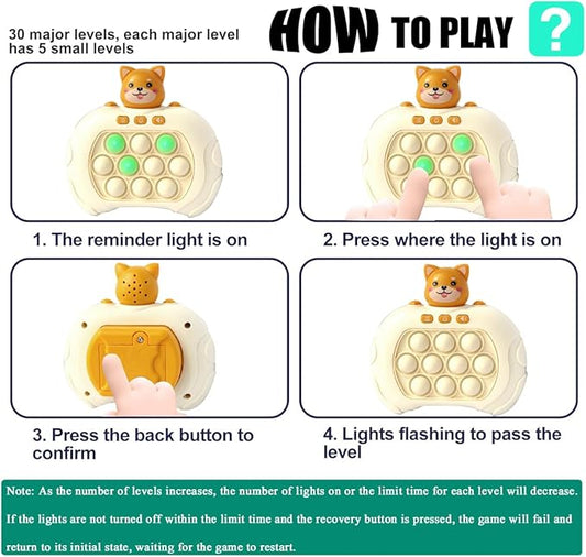 Light - Up Squeeze Poppet Sensory Push Pop Bubble Toy - Kidz bee – Buy Online in Pakistan | Best Price