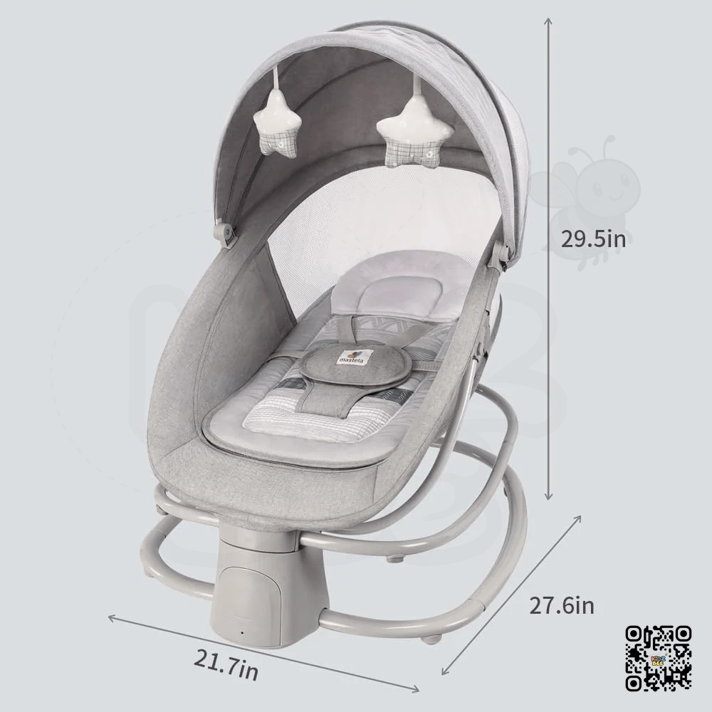 Mastela 4 in 1 Round Shaped Electronic Baby Swing - Kidz bee – Buy Online in Pakistan | Best Price