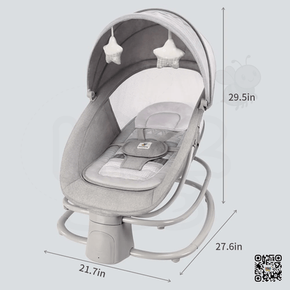 Mastela 4 in 1 Round Shaped Electronic Baby Swing - Kidz bee – Buy Online in Pakistan | Best Price