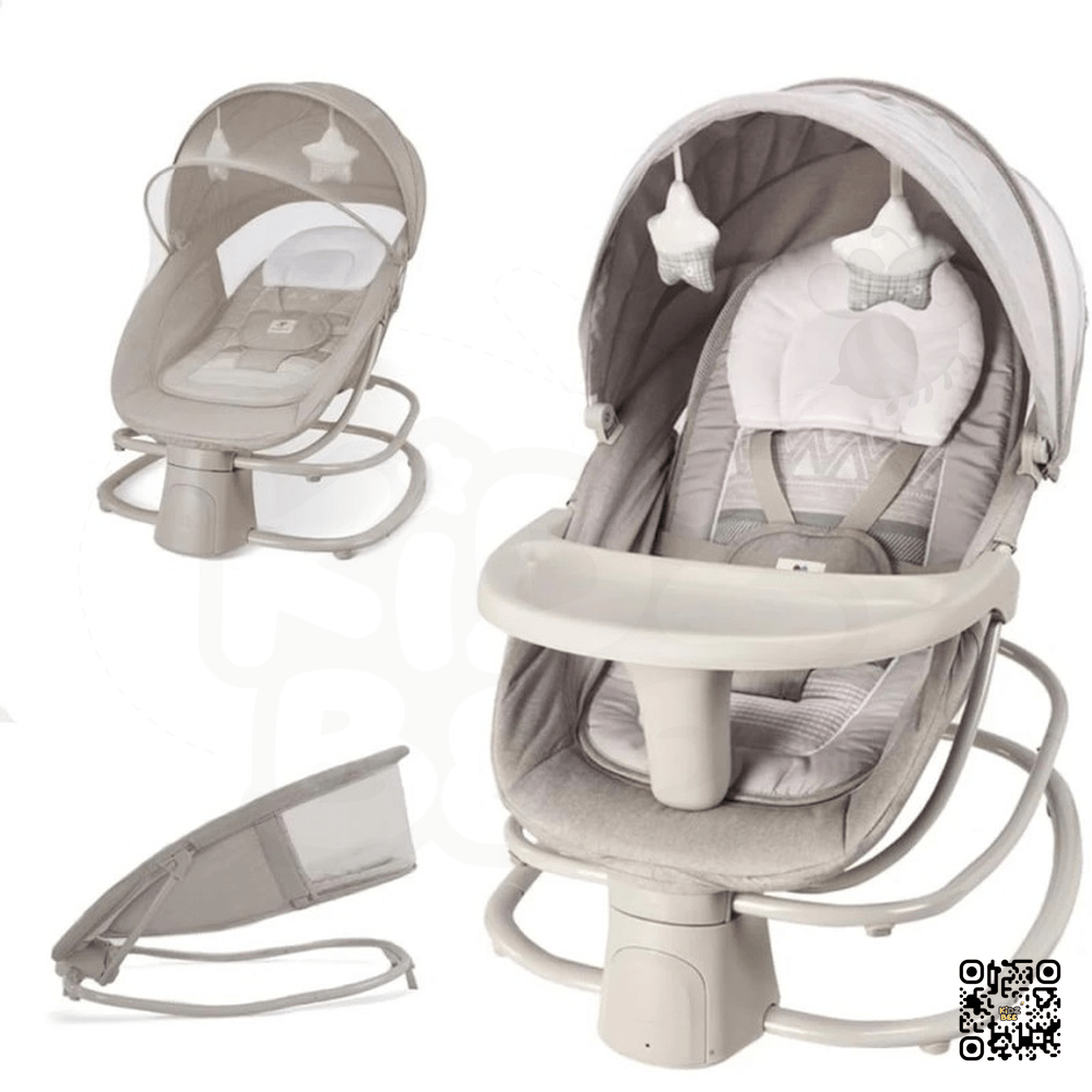 Mastela 4 in 1 Round Shaped Electronic Baby Swing - Kidz bee – Buy Online in Pakistan | Best Price
