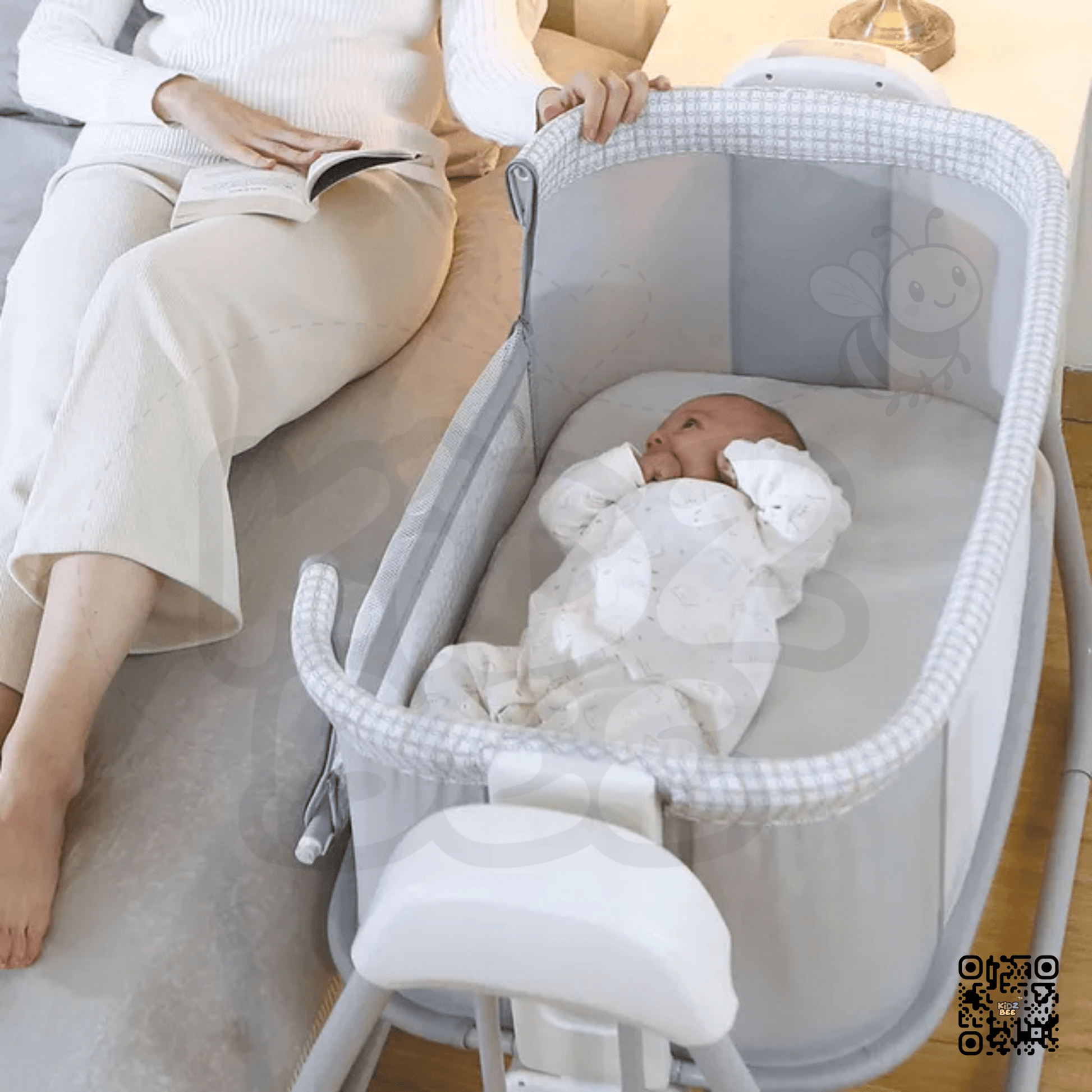 Mastela Deluxe 3‑in‑1 Auto Swing Bassinet - Kidz bee – Buy Online in Pakistan | Best Price