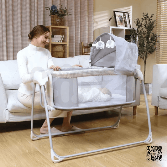 Mastela Deluxe 3‑in‑1 Auto Swing Bassinet - Kidz bee – Buy Online in Pakistan | Best Price