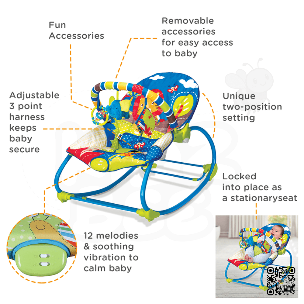 Mastela Newborn to Toddler Rocker - Kidz bee – Buy Online in Pakistan | Best Price