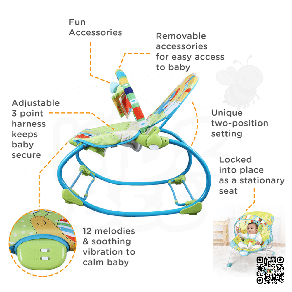 Mastela Newborn‑to‑Toddler Rocker - Kidz bee – Buy Online in Pakistan | Best Price