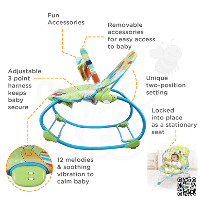 Mastela Newborn‑to‑Toddler Rocker - Kidz bee – Buy Online in Pakistan | Best Price