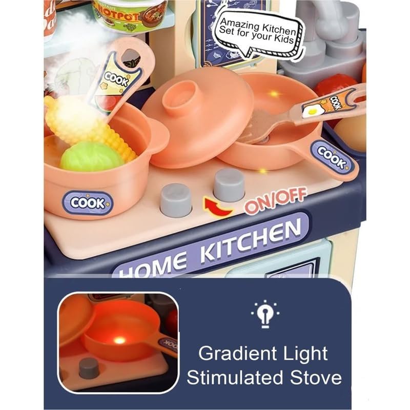 Modern Home Kitchen Set Interactive Cooking Play Set for Kids - Kidz bee – Buy Online in Pakistan | Best Price